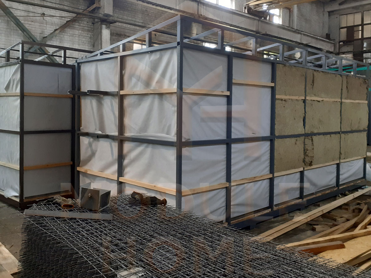 Insulation of modular houses