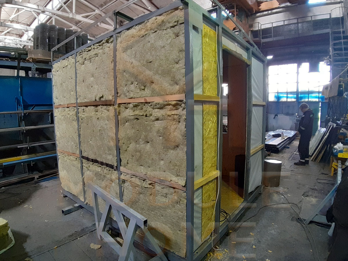 Insulation of modular houses