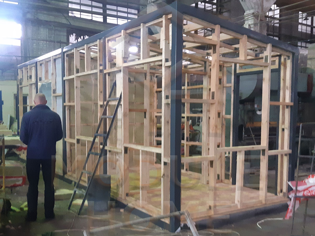 Modular house frame
