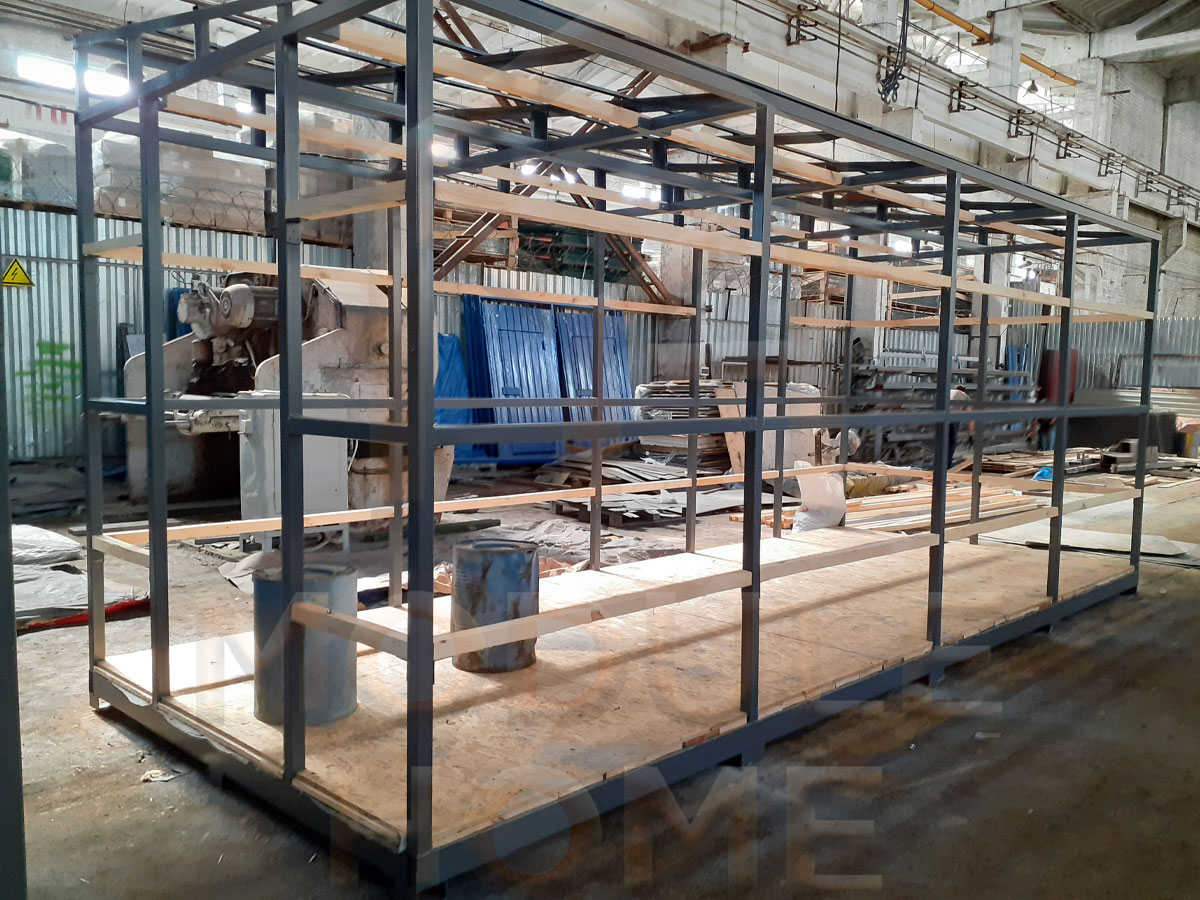 Modular house frame